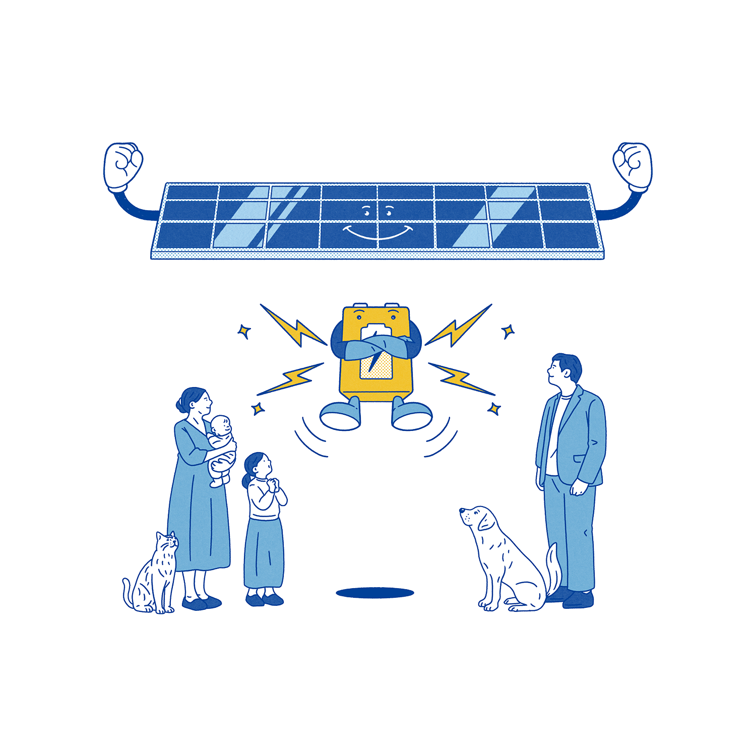 太陽光発電蓄電池のメリット