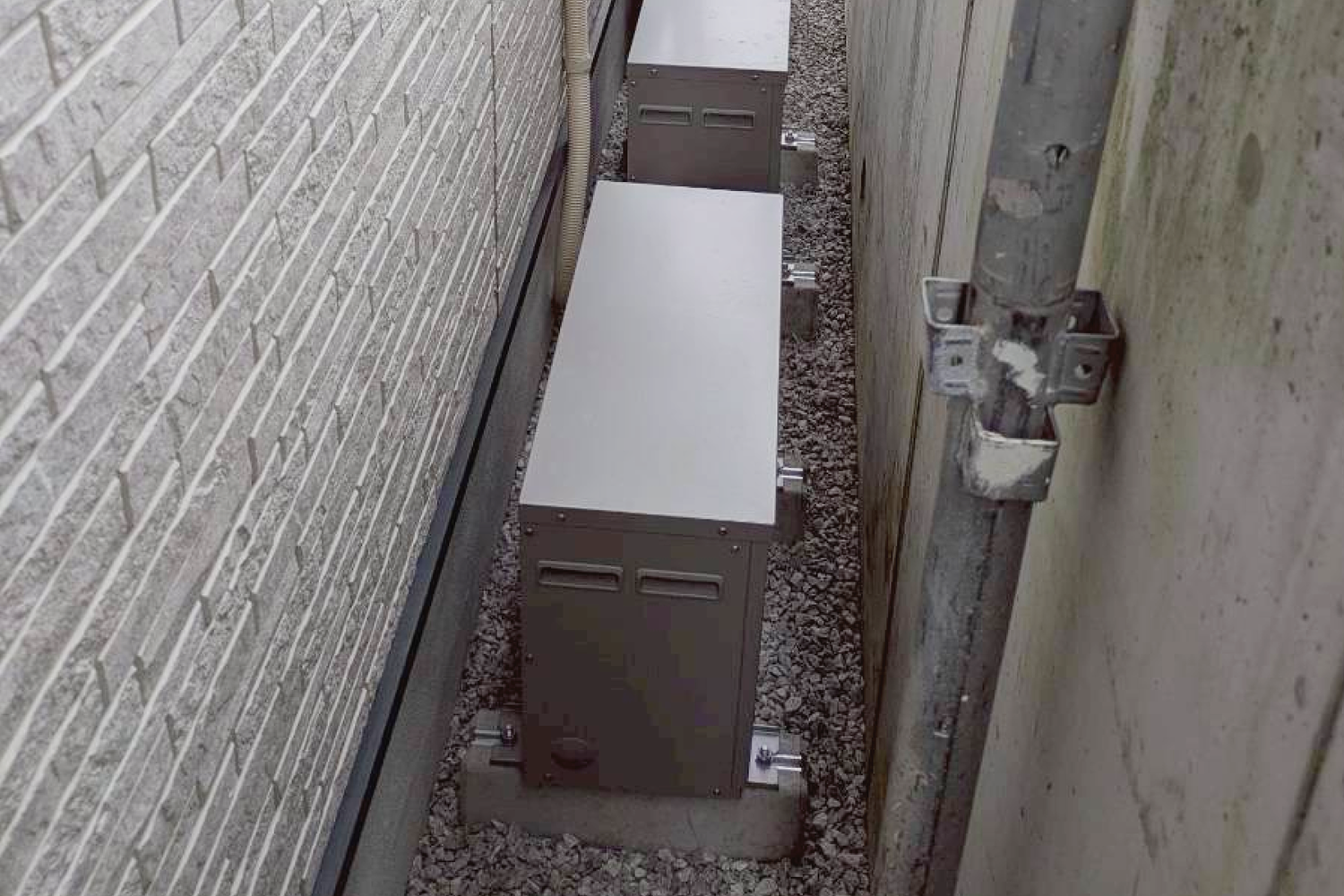 この程度のスペースがあれば設置可能です。